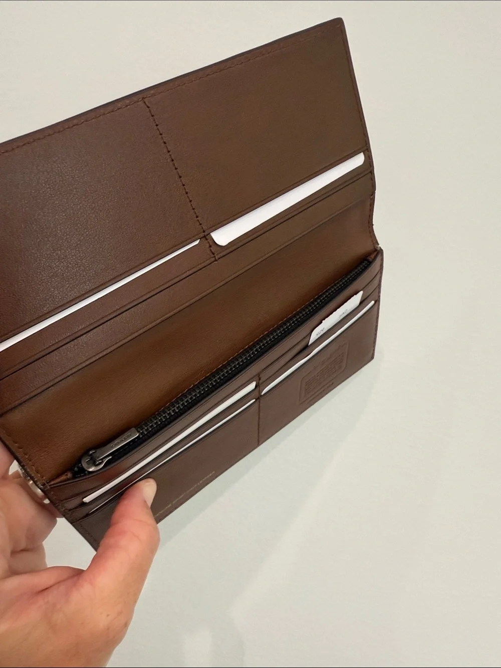 Coach Men’s Breast Pocket Wallet in Sport Calf Leather